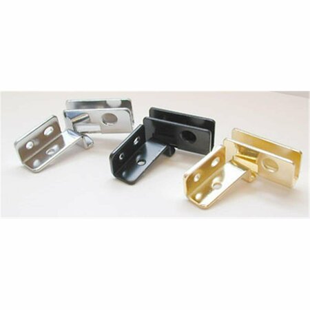 HD U.S. Futaba Overlay Glass Door Hinge Brass UF21770 BRS